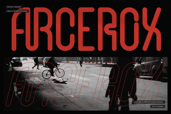 Arcerox: A Bold, Futuristic Sans Serif for Modern Branding