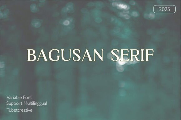 Bagusan Serif: A Modern Editorial Typeface for Thoughtful Design