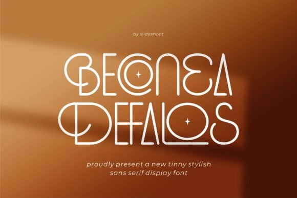 Beconea Defalos: A Modern Serif Font That Elevates Real Branding Work