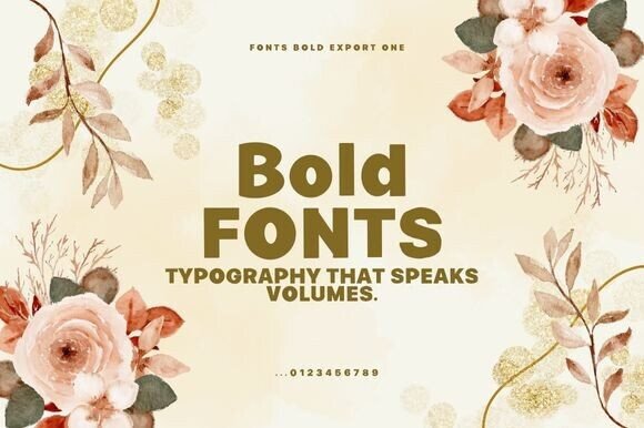 Bold Export One: A Serif Display Font with Editorial Gravitas