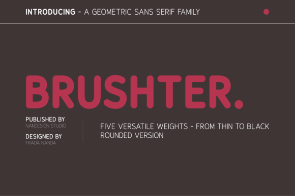 Brushter Rounded: A Friendly, Structured Sans Serif for Digital Brands
