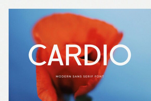 Cardio Sans Serif Font for Handmade Labels & Printables