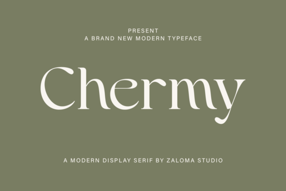 Chermy: A Serif That Speaks With Quiet Authority