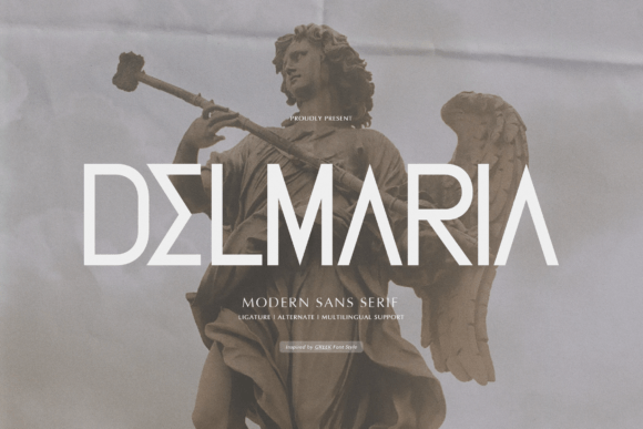 Delmaria: A Modern Sans Serif Display Font for Scroll-Stopping Campaigns
