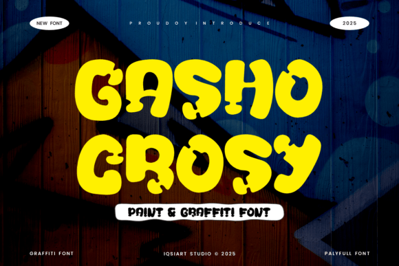 Gasho Crosy: A Bold Display Font for Editorial Impact