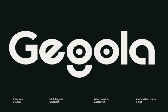 Gegola: A Bold, Legible Sans Serif for Modern Digital Brands
