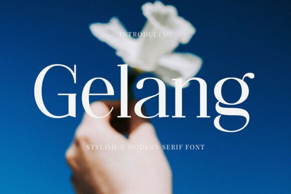 Gelang: A Serif That Speaks With Quiet Authority