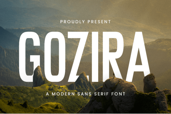 Gozira: A Modern Sans Serif Font for Editorial Clarity and Impact