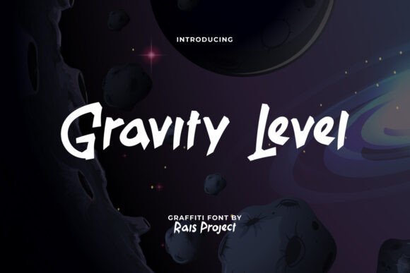 Gravity Level: A Display Font for Bold Editorial Identity