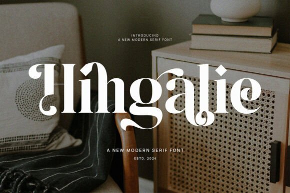 Hingalie: A Modern Serif Font for Handmade Charm