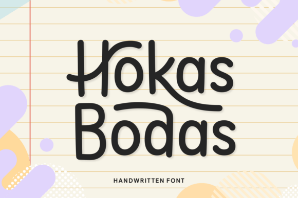 Hokas Bodas: A Playful Handwritten Font for Warm, Human Branding