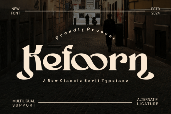 Kefoorn: A Serif Typeface That Anchors Quiet Confidence