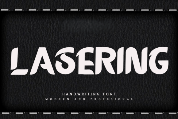 Lasering: A Display Font That Cuts Through the Feed
