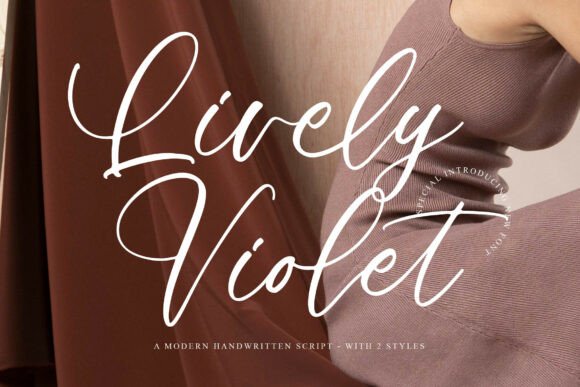 Lively Violet: A Modern Script Font for Digital Branding