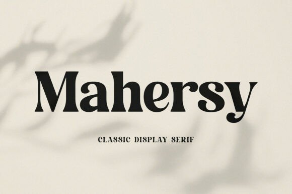 Mahersy: A Thoughtful Serif for Editorial Calm
