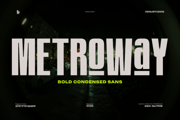 Metroway: A Bold Sans Serif Font That Makes Your Brand Stand Out