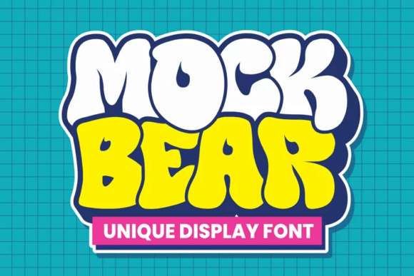 Mock Bear: A Bold Display Font for Digital Branding