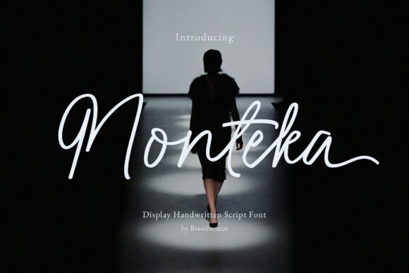 Monteka: A Handwritten Script Font That Elevates Digital Branding