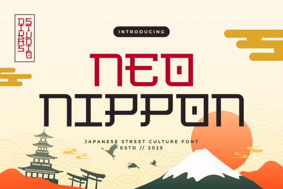 Neo Nippon: A Bold Sans Serif Font for Digital Branding