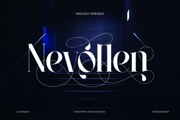 Nevollen: A Modern Serif Font That Elevates Handmade Design