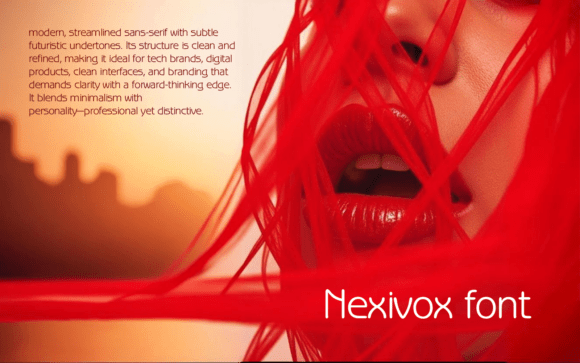 Nexivox: A Modern Sans Serif for Digital Clarity