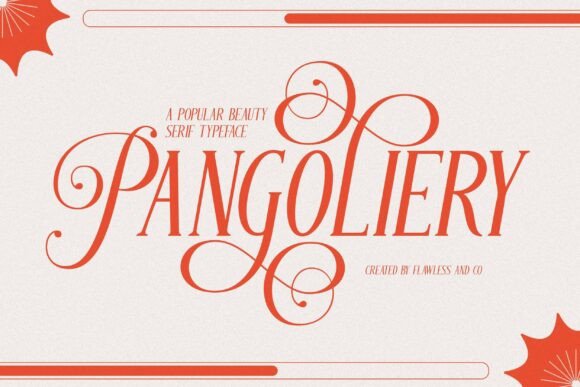 Pangoliery: A Stylish Serif Typeface for Handmade Creators