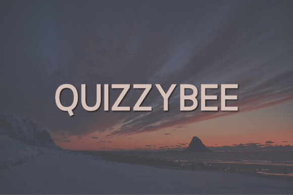 Quizzybee: A Bold, Clean Sans Serif Font for Impactful Branding
