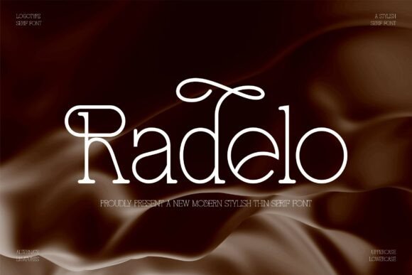 Radelo: A Serif That Speaks With Quiet Authority