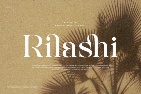 Rilashi: A Refined Serif Font for Small Business Branding