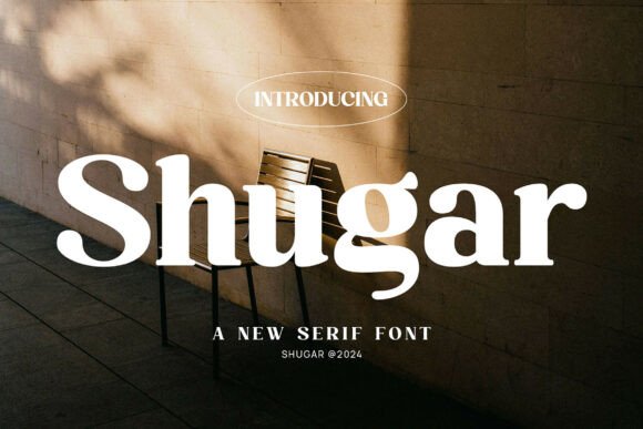 Shugar: A Modern Serif Font for Polished Digital Branding