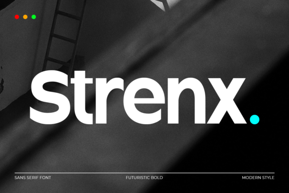 Strenx: A Bold Sans Serif Font for Modern Web Design