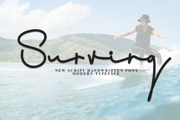 Surving: A Modern Handwritten Typeface for Lifestyle Branding
