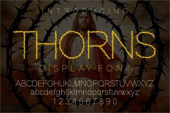 Thorns: A Bold Display Font for Modern Web Design