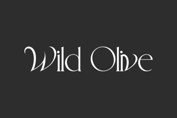 Wild Olive: A Sophisticated Serif Font for Thoughtful Branding