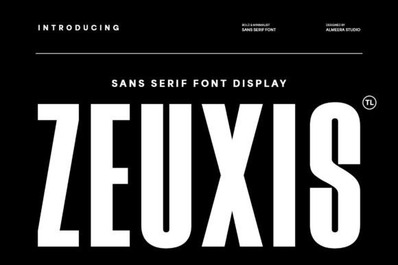 Zeuxis: A Bold, Minimalist Sans Serif for Thoughtful Design